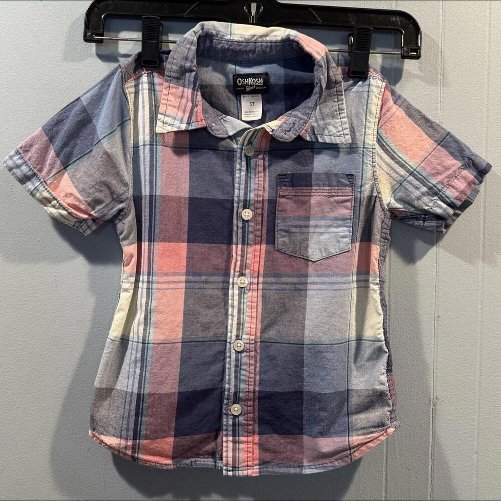 Toddler Boys Bundle Button Shirt & Jeans Size 5T / 2-Pcs - Picture 2 of 8